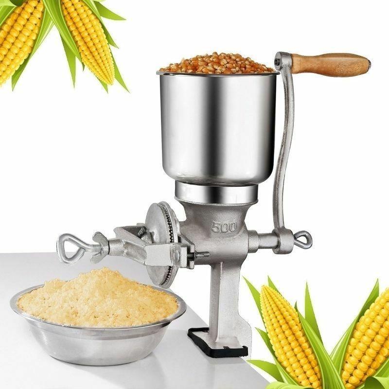 Manual Corn Grinder Flour Maker Wheat Grain Nut Mill Grinder Wheat Spice Crusher