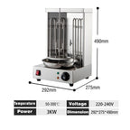 3KW Electric Doner Kebab Shawarma Grill Machine Tacos Pastor Gyros Rotisserie