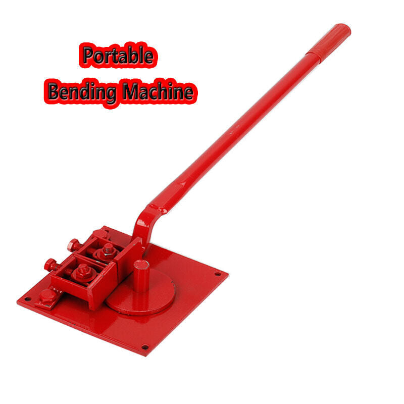 1-20MM Manual Metal Bender Machine For Steel Pipe Construction Building Tool AU