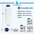12-Pack Delonghi DLS C002 Compatible Water Filters for Magnifica S Coffee Machines