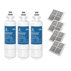 3X LG LT700P ADQ36006101 With 4PCS LT120F Pure N Fresh COMBO PACK for GF-L613PL