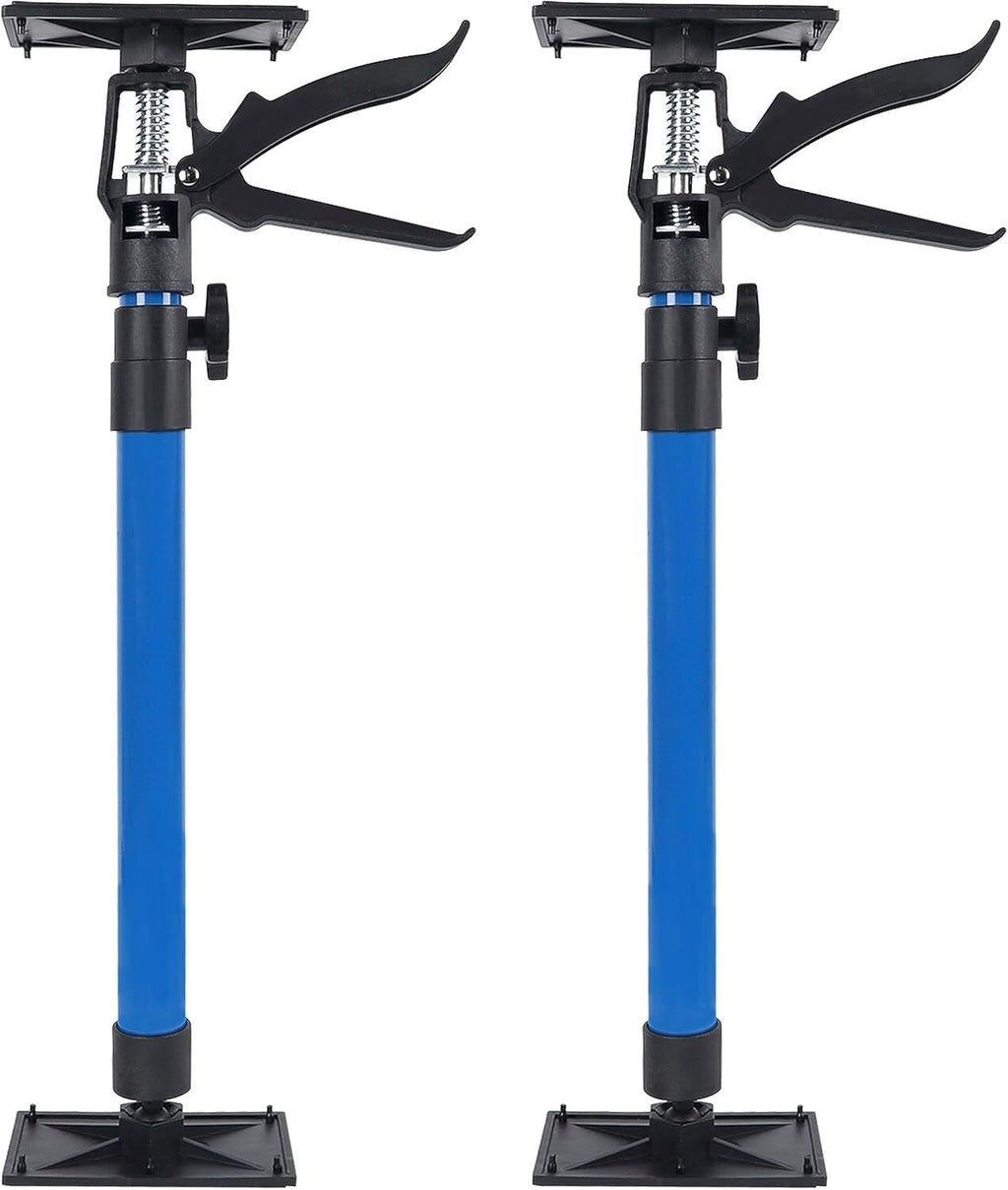 2pcsTelescopic Support Pole Jacks Labor-Saving 3rd Hand Telescopic Rod Hand Jack