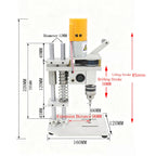 Electric Bench Drill 7 Speed Drilling Machine w/ 10pcs  2.0-6.0 mm Drill Bits