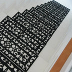 5x Rubber Stair Treads Non Slip Safety Outdoor Porch Floor Step Mats Staircase