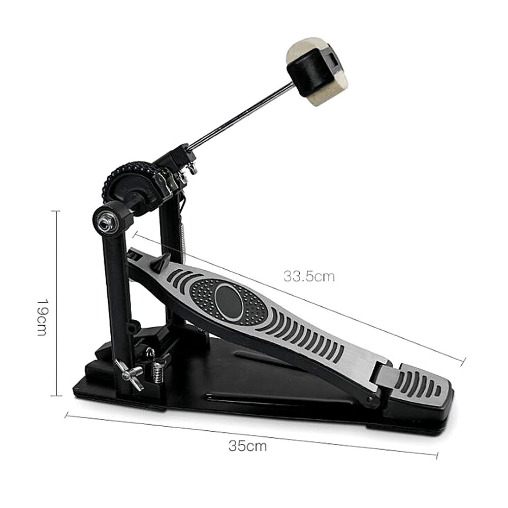 Single Bass Drum Double Chain Single Tread Hammer Pedal Practice Accessories