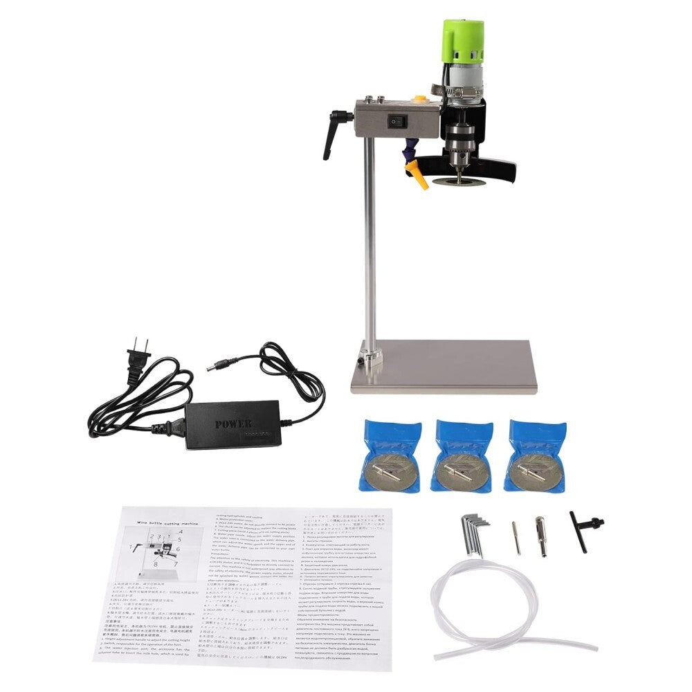 6000 R/Min Electric Glass Bottle Cutter Machine Wine Bottle Cutter Kit for DIY