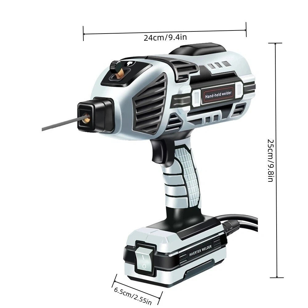 3000W Handheld Welding Machine Portable ARC Welder Gun Hand Held Welder Machine