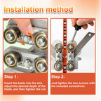 Foldable Gypsum Board Cutter Hand Push Dual Positioning Tool For Drywall Cutting