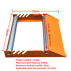 Upgrade 30-70cm High Cable Stand Cable Roller Cable Drum Roller 500KG Capacity