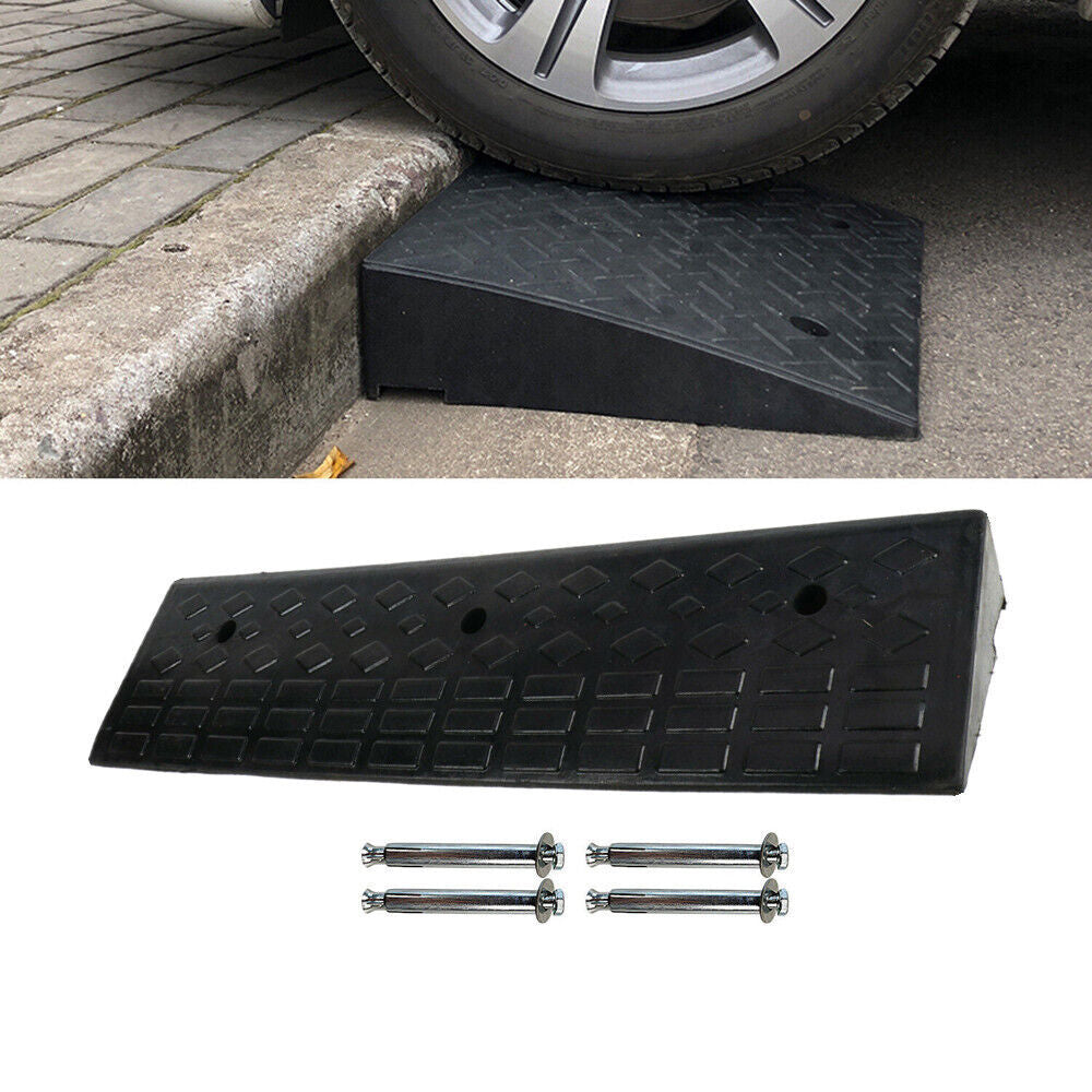 100cm Rubber Curb Ramp Threshold Kerb For Car Truck Wheelchair Driveway Access