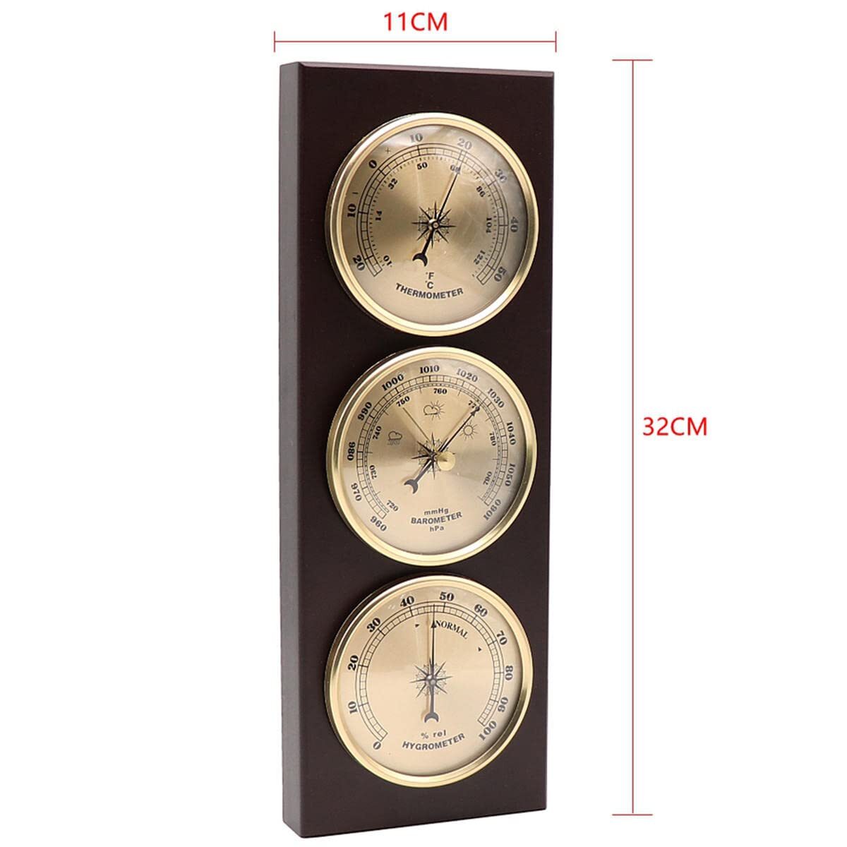 Traditional Weather Station Barometer Thermometer Hygrometer Weather Station AU
