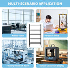 3D Printer Filament Storage Rack, Heavy Duty Metal 5-Tier Rolling Shelves