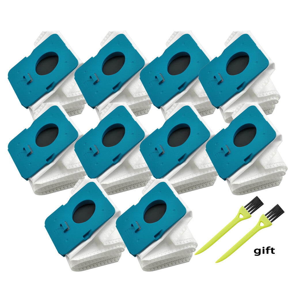 10X Dust Bags & Brush Set for Samsung Jet-Clean Station VS20A95923W