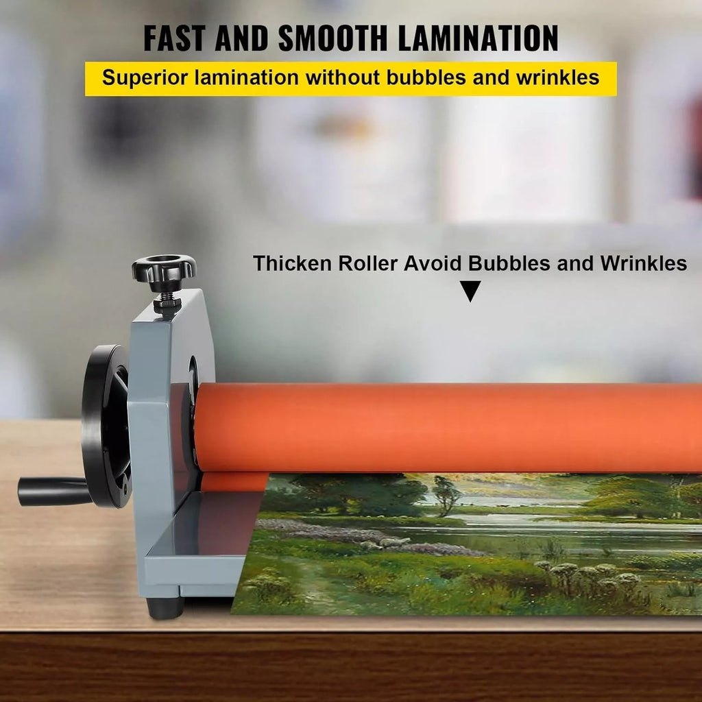 Manual Cold Laminator Machine Max Scope of Work 700mm W/ 120mm Thickness for Ads