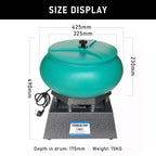12L Vibration Polishing Machine Vibrating Tumbler Jewelry Vibratory Polisher AU