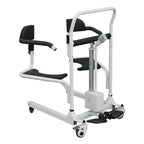 Transfer Lift Chair for Elderly Height Adjustable Electric Wheelchair 180° Split
