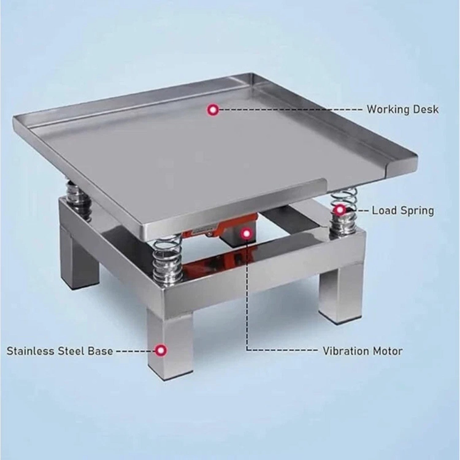 35x35CM Concrete Vibrating Table Vibration Test Bench Test Block Vibration Table
