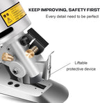 Electric Cloth Cutter Fabric Cutting Machine Round Blade Octagonal Knife