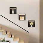 Stainless Steel Shower Niche 320x320mm Singel Shelf Wall-inserted Niche w/ Light
