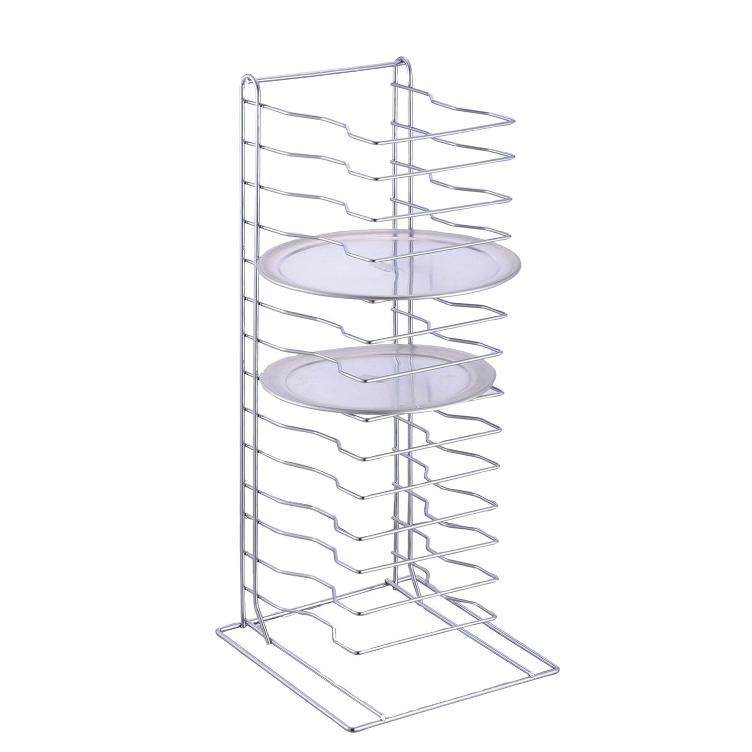 14 Trays Pizza Rack Pizza Stand Pizza Tray Pan Rack Commercial Pizza Equipment