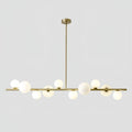 Modern Globe Chandelier LED Pendant Light Dining Room LED Chandelier 10 Lights