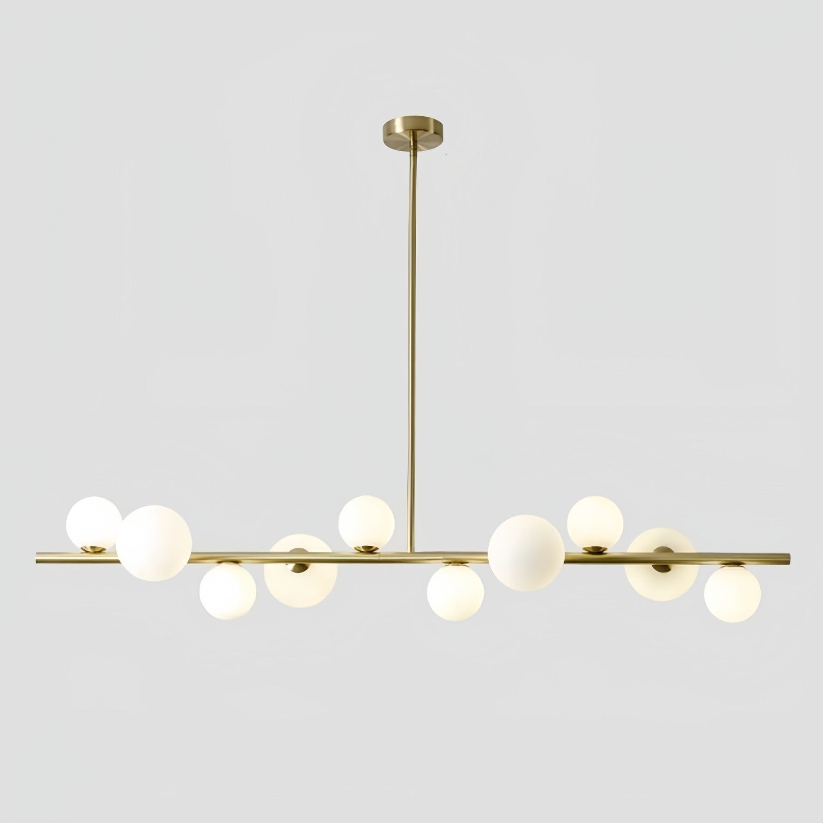 Modern Globe Chandelier LED Pendant Light Dining Room LED Chandelier 10 Lights