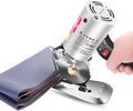 Electric Cloth Cutter Fabric Cutting Machine Round Blade Octagonal Knife
