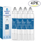 LT800P Water Filter for LG & Kenmore Fridges, 4-Pack Compatible with ADQ73613401