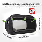 Pop Up Privacy Tent for Indoor Bed Canopy Light Reducing Sleeping for Twin Bed