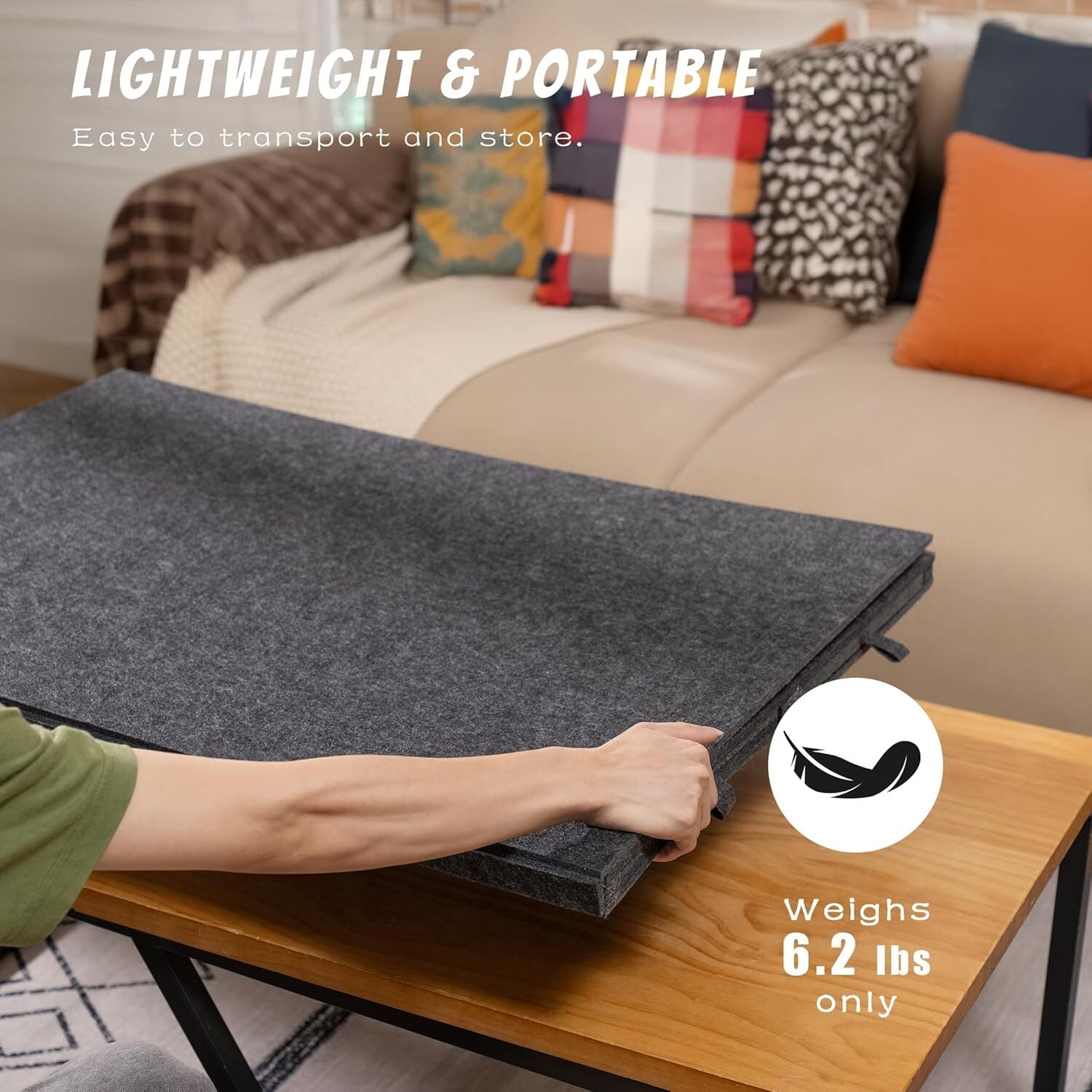 1500 PC Tilting Puzzle Board with 2-in-1 Designed Stand Cover Felt Mat Plateau