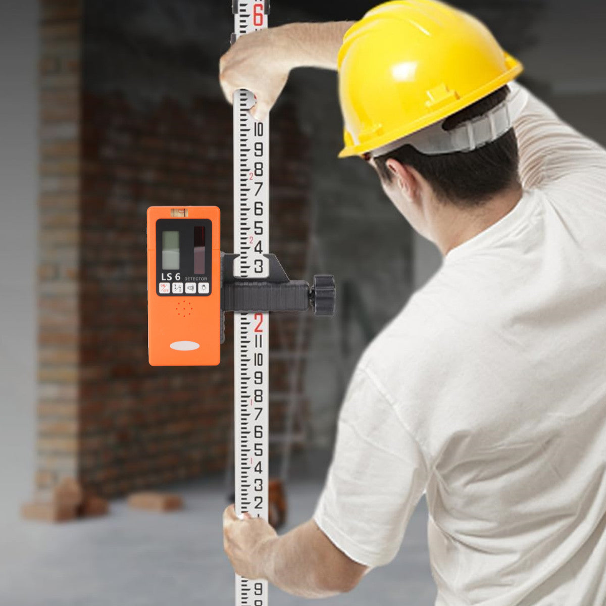 Laser Receiver LS-6 Outdoor Mode Laser Detector Available For Pulsing Red Beam