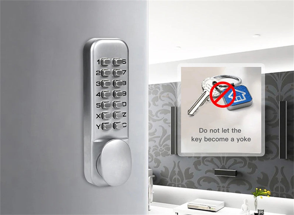 Mechanical Keyless Combination Latch Door Lock Double-Sided Keypads for Gates AU