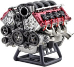 V8 Engine Model Kit Mini Motor Engine Simulation Dynamic V8 That Runs for Model