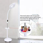 16x Magnifying Glass w/ Light Flexible Gooseneck Magnifying Floor Lamp LED light