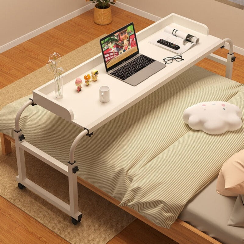 1.4m Movable Overbed Laptop Desk Stretchable Hospital Patient Cross Bed Table