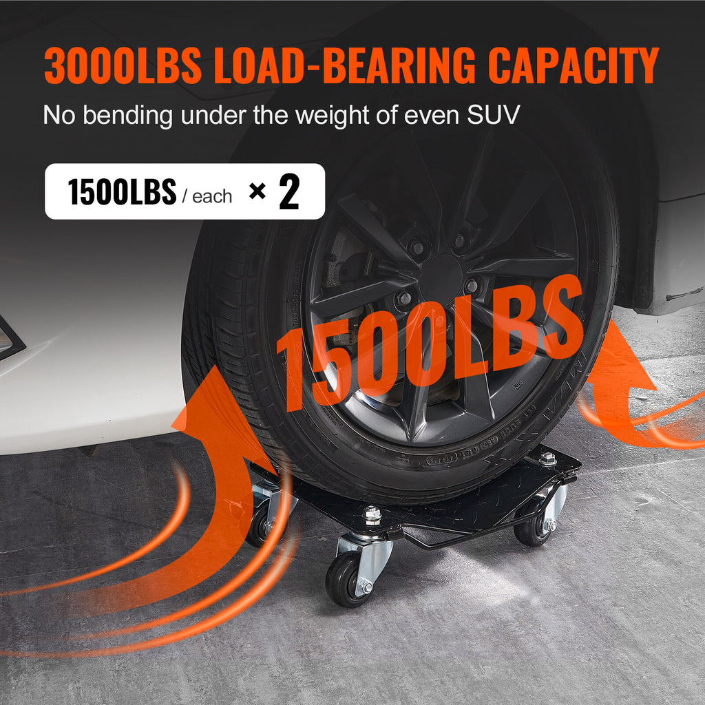Heavy Duty Car Dolly Wheel Set for Easy Vehicle Mobility and Maintenance