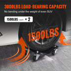 Heavy Duty Car Dolly Wheel Set for Easy Vehicle Mobility and Maintenance