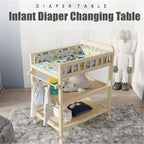 Baby Changing Table Portable Infant Diaper Changing Table with Storage Shelf