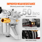 Vertical Pressure Washer Pump 3400 PSI 2.5 GPM for Easy Cleaning Tasks