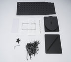 Metal Pegboard Display Rack Spinning Jewelry Earring Display Stand W/ 24x Hooks
