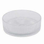 Bathroom Basin Round Glass Vanity Basin Above Counter Transparent Hand Wash Bowl