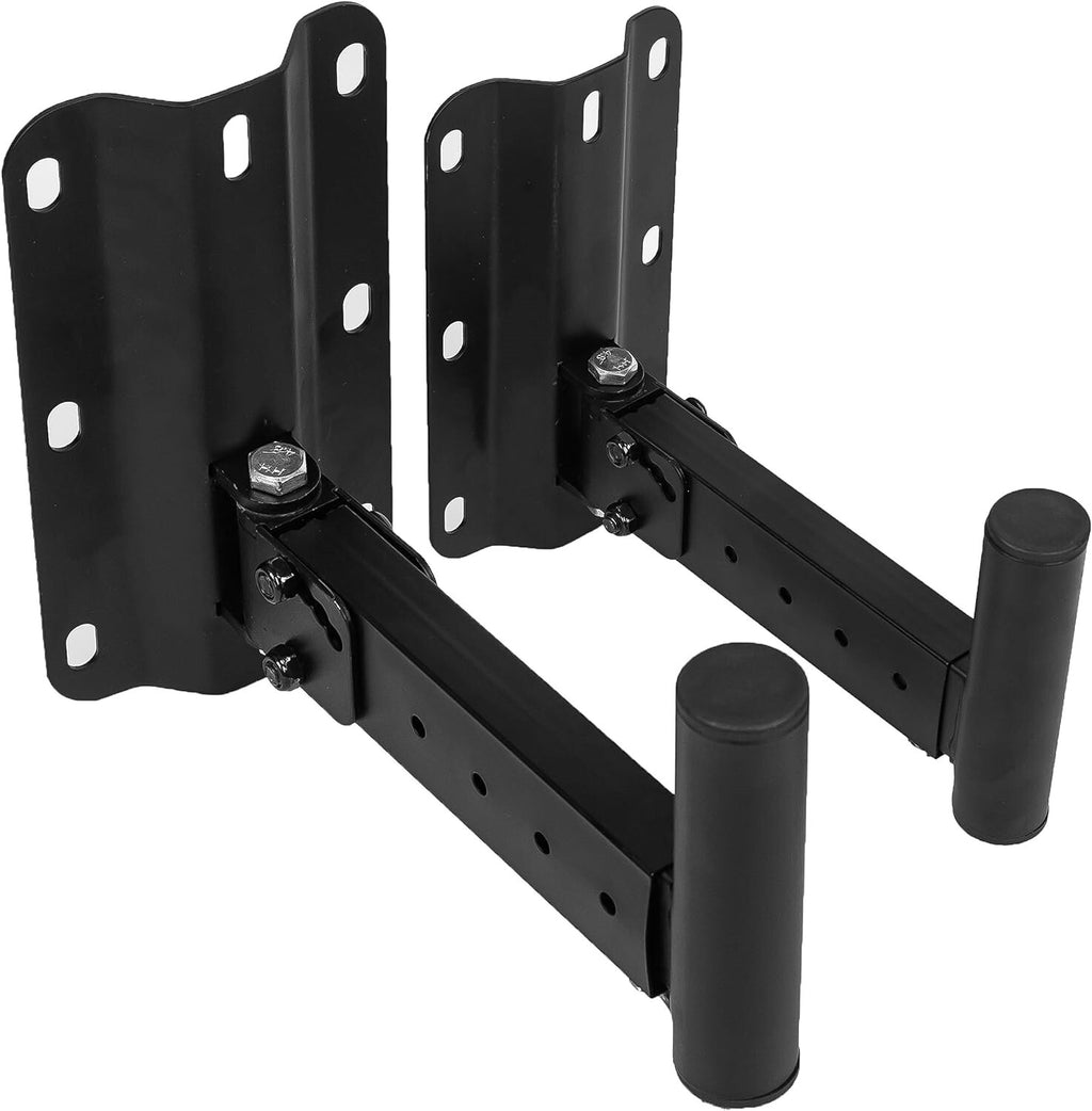 PA Speaker Bracket Holder Wall Mounted Speaker Brackets Swivel & Tilt 2 Packs
