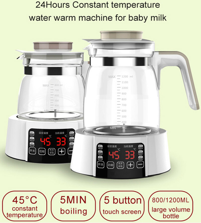 1.2L Electric Baby Milk Kettle Smart Constant Temperature Water Warmer Kettle