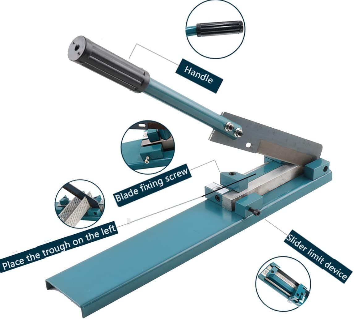 PVC Cable Trunking Cutter Open Slot Wiring Raceway Duct Cover Cutting Machine AU