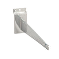 10x Slatwall Shelf Brackets Grooved Panel Display Hooks for Store or Supermarket