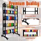 3D Printer Filament Storage Rack, Heavy Duty Metal 5-Tier Rolling Shelves