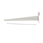 10x Slatwall Shelf Brackets Grooved Panel Display Hooks for Store or Supermarket