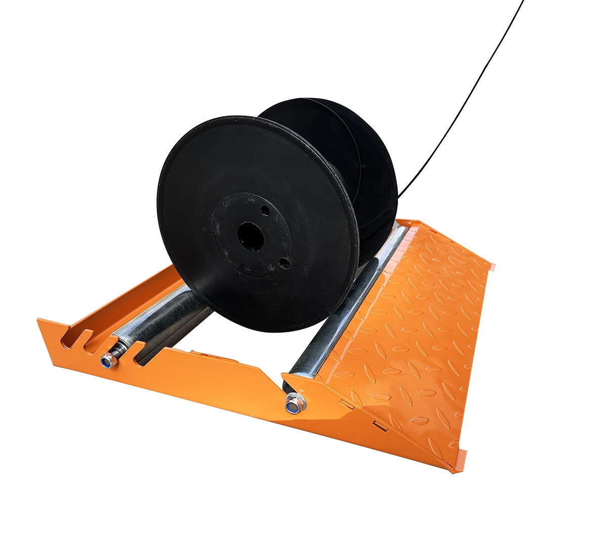 Upgrade 30-70cm High Cable Stand Cable Roller Cable Drum Roller 500KG Capacity