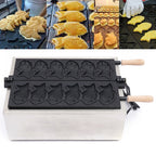 3000W Electric Taiyaki Machine Commercial Fish Shaped Waffle Maker Machine AU