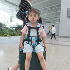 Foldable Travel Seat for Kids Toddlers Ride-On Suitcase Flight Child Carrier